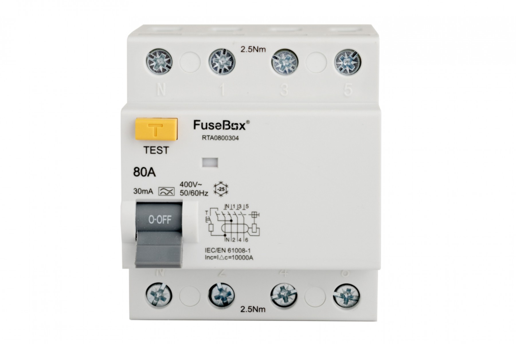 RCD 4P A 80A 30MA